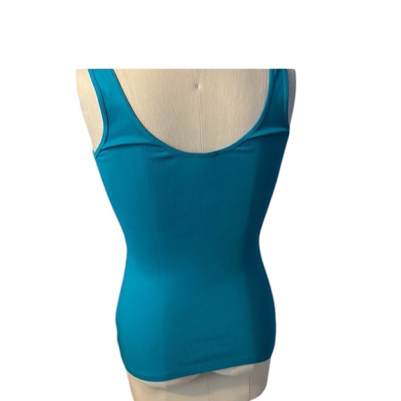 Express Sequined Tank Top Teal Size Medium - Picture 4 of 7